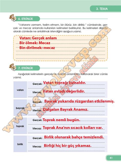 4 sınıf türkçe sayfa 83
